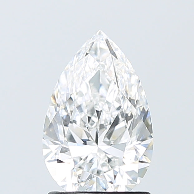 1.52 Carat Pear Shaped, Ideal Cut, D Color, VVS2 Clarity, IGI Certified Lab Grown Diamond