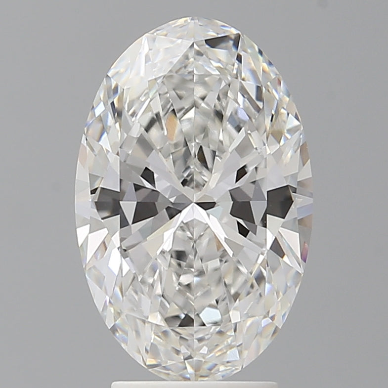 3.56 Carat Oval Shaped, Ideal Cut, F Color, VVS1 Clarity, IGI Certified Lab Grown Diamond