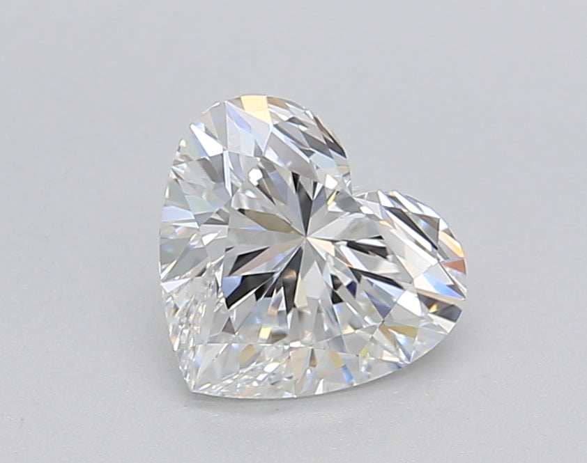 1.07 Carat Heart Shaped, Ideal Cut, D Color, VVS1 Clarity, IGI Certified Lab Grown Diamond