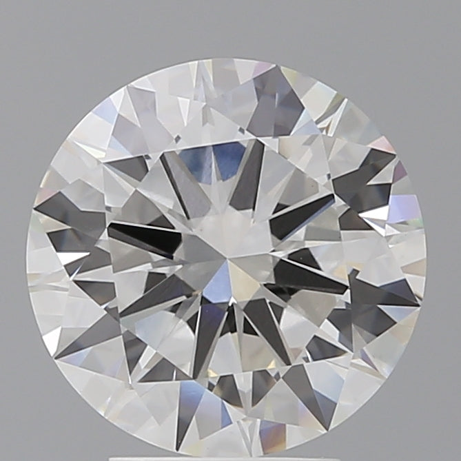 4.08 Carat Round Shaped, Excellent Cut, F Color, VVS2 Clarity, IGI Certified Lab Grown Diamond