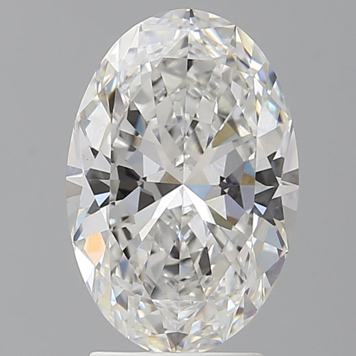 3.01 Carat Oval Shaped, Ideal Cut, E Color, VVS2 Clarity, IGI Certified Lab Grown Diamond