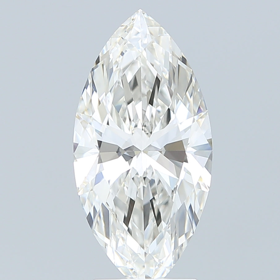 3.10 Carat Marquise Shaped, Ideal Cut, G Color, VVS2 Clarity, IGI Certified Lab Grown Diamond