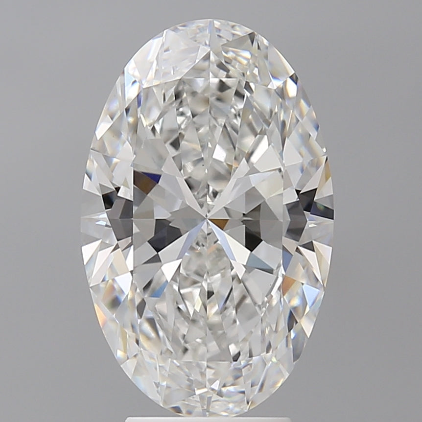 4.60 Carat Oval Shaped, Ideal Cut, E Color, VVS2 Clarity, IGI Certified Lab Grown Diamond