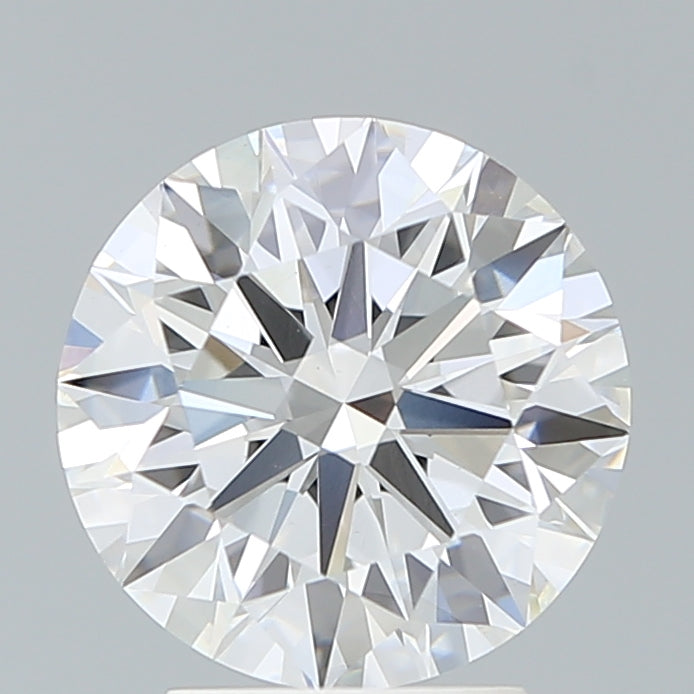 3.16 Carat Round Shaped, Ideal Cut, F Color, VVS2 Clarity, IGI Certified Lab Grown Diamond