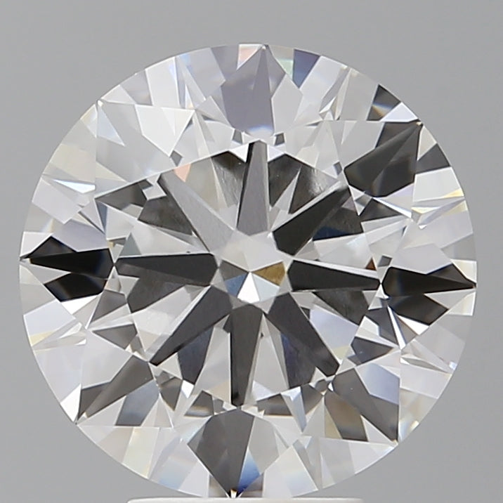 5.55 Carat Round Shaped, Ideal Cut, F Color, VVS2 Clarity, IGI Certified Lab Grown Diamond