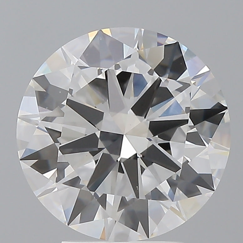 4.05 Carat Round Shaped, Excellent Cut, E Color, VVS2 Clarity, IGI Certified Lab Grown Diamond
