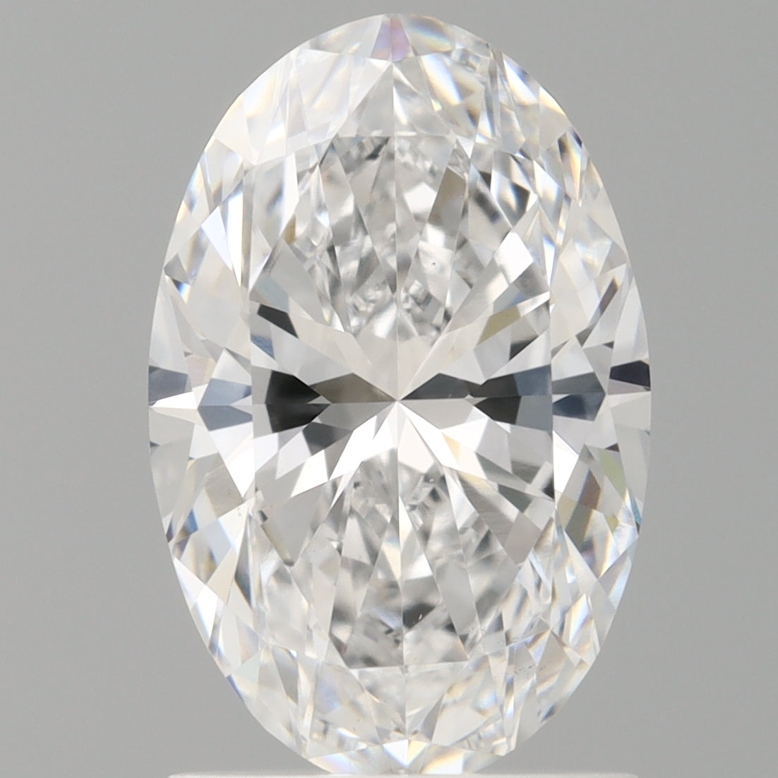 1.59 Carat Oval Shaped, Excellent Cut, D Color, VVS2 Clarity, IGI Certified Lab Grown Diamond