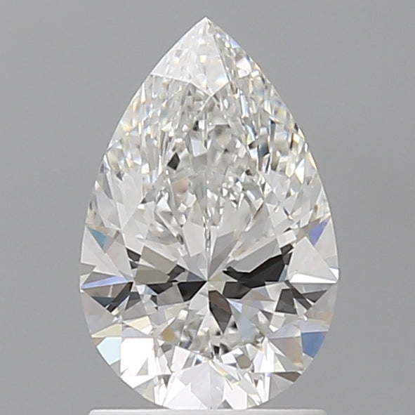 1.50 Carat Pear Shaped, Ideal Cut, E Color, VVS2 Clarity, IGI Certified Lab Grown Diamond
