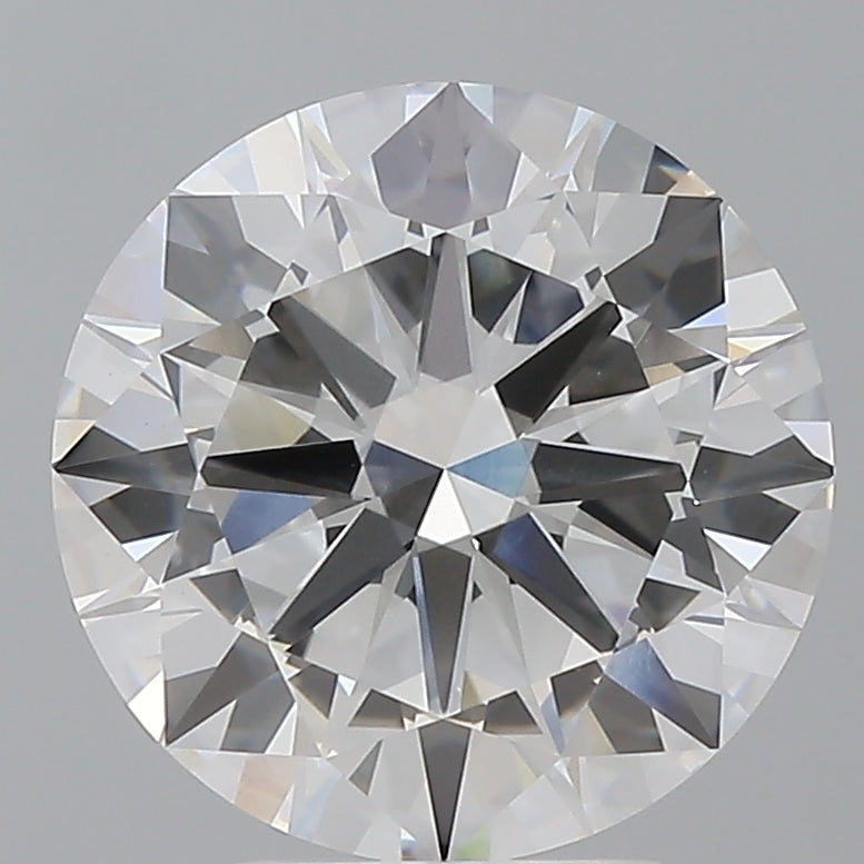4.50 Carat Round Shaped, Excellent Cut, E Color, VVS2 Clarity, IGI Certified Lab Grown Diamond