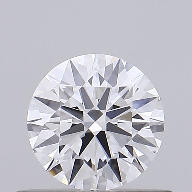 0.54 Carat Round Shaped, Ideal Cut, D Color, VVS2 Clarity, IGI Certified Lab Grown Diamond