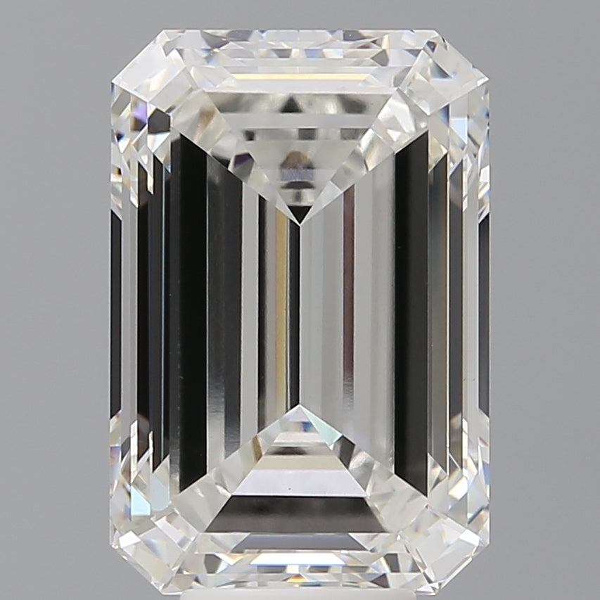 8.60 Carat Emerald Shaped, Ideal Cut, G Color, VS1 Clarity, IGI Certified Lab Grown Diamond