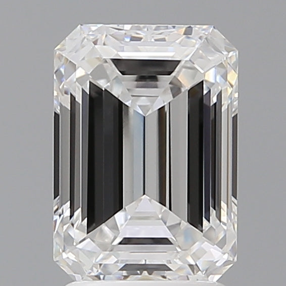 2.56 Carat Emerald Shaped, Ideal Cut, D Color, VVS2 Clarity, IGI Certified Lab Grown Diamond