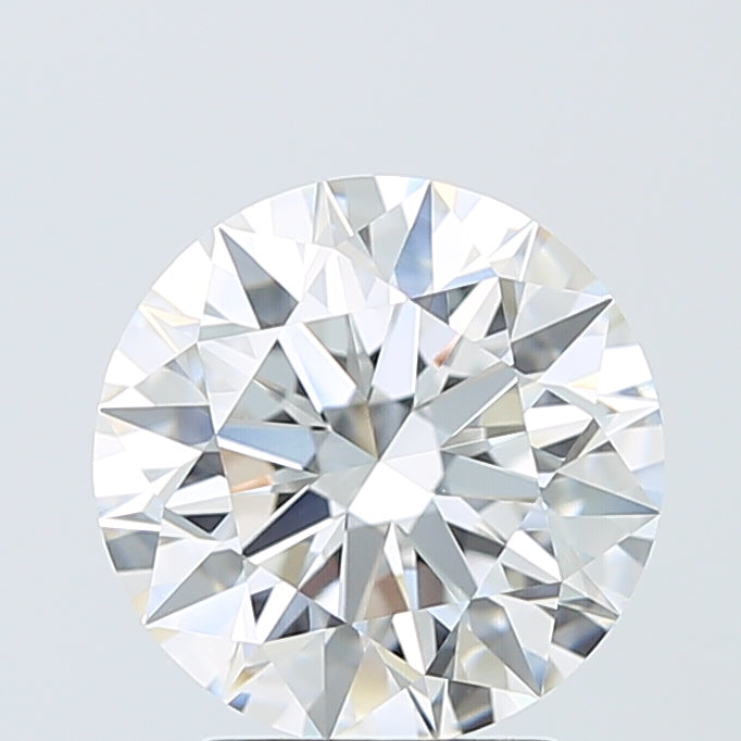 3.09 Carat Round Shaped, Ideal Cut, F Color, VVS2 Clarity, IGI Certified Lab Grown Diamond
