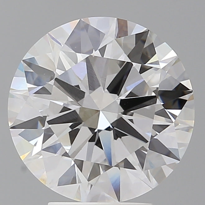4.51 Carat Round Shaped, Excellent Cut, F Color, VVS2 Clarity, IGI Certified Lab Grown Diamond