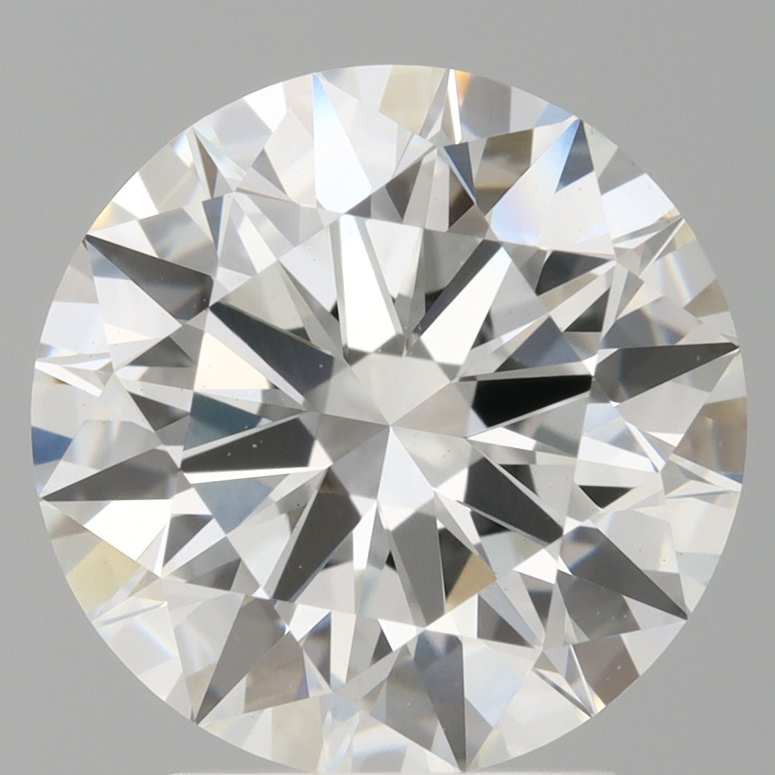 3.09 Carat Round Shaped, Ideal Cut, E Color, VS1 Clarity, IGI Certified Lab Grown Diamond