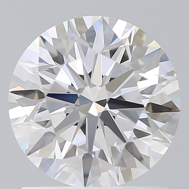 1.36 Carat Round Shaped, Ideal Cut, E Color, VVS2 Clarity, IGI Certified Lab Grown Diamond