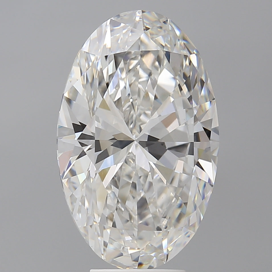 6.59 Carat Oval Shaped, Ideal Cut, F Color, VS1 Clarity, IGI Certified Lab Grown Diamond