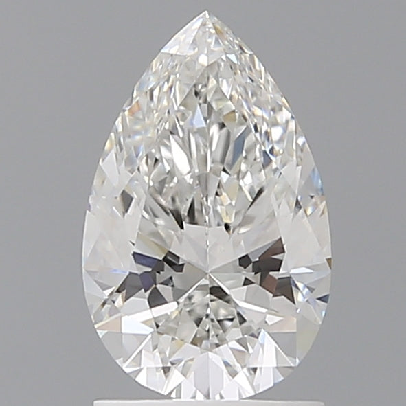 1.59 Carat Pear Shaped, Ideal Cut, F Color, VVS2 Clarity, IGI Certified Lab Grown Diamond