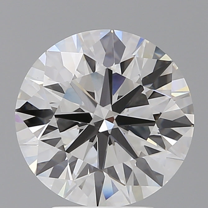 4.07 Carat Round Shaped, Ideal Cut, F Color, VS1 Clarity, IGI Certified Lab Grown Diamond