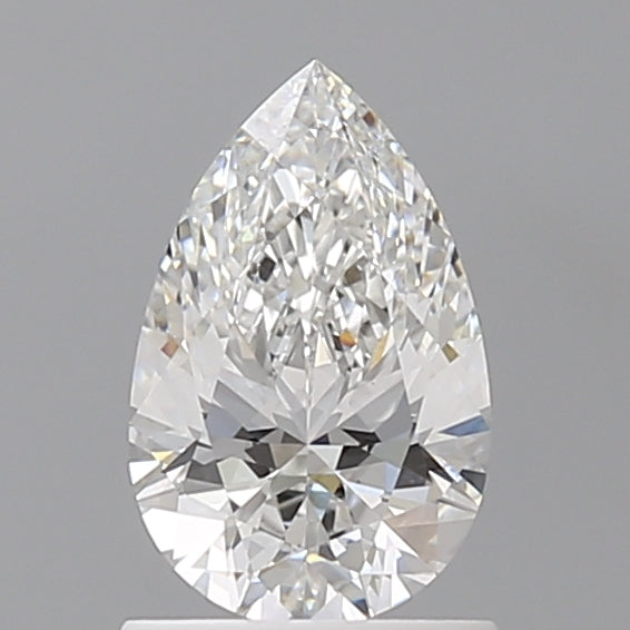 1.10 Carat Pear Shaped, Ideal Cut, E Color, VVS2 Clarity, IGI Certified Lab Grown Diamond