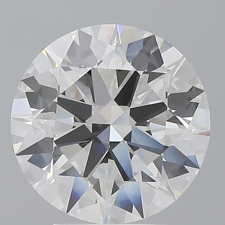 4.03 Carat Round Shaped, Ideal Cut, F Color, VVS2 Clarity, IGI Certified Lab Grown Diamond