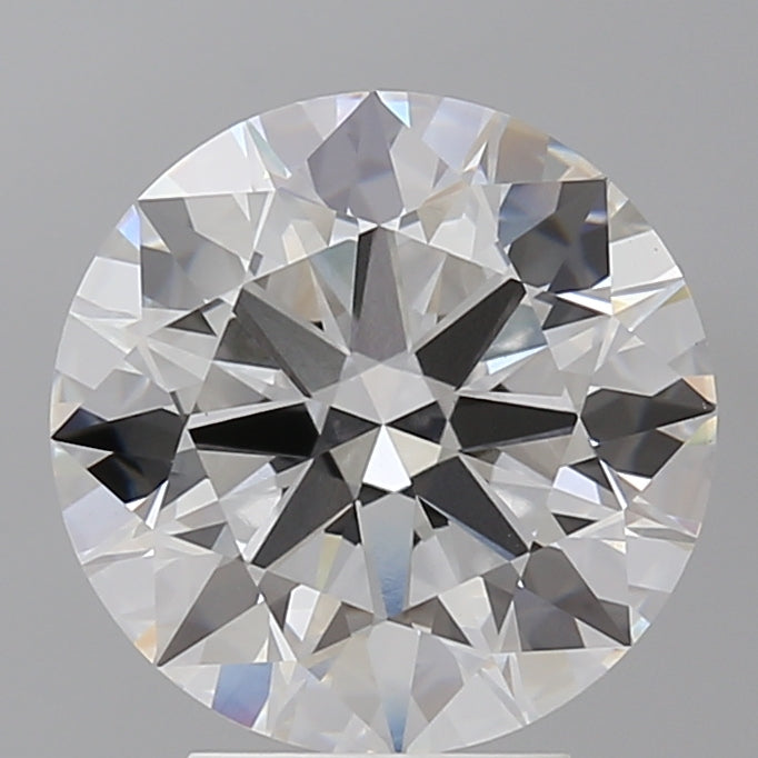 4.09 Carat Round Shaped, Ideal Cut, E Color, VVS2 Clarity, IGI Certified Lab Grown Diamond
