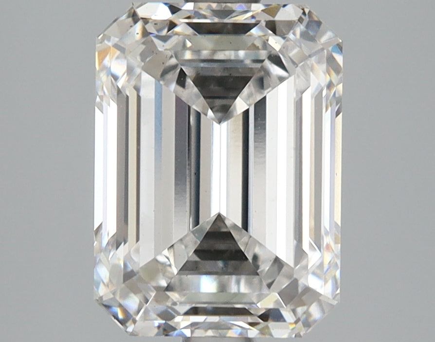 3.10 Carat Emerald Shaped, Ideal Cut, E Color, VS2 Clarity, IGI Certified Lab Grown Diamond