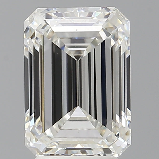 3.52 Carat Emerald Shaped, Ideal Cut, F Color, VS1 Clarity, IGI Certified Lab Grown Diamond