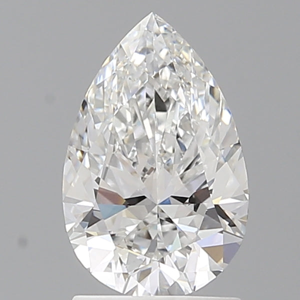 1.59 Carat Pear Shaped, Ideal Cut, E Color, VVS2 Clarity, IGI Certified Lab Grown Diamond