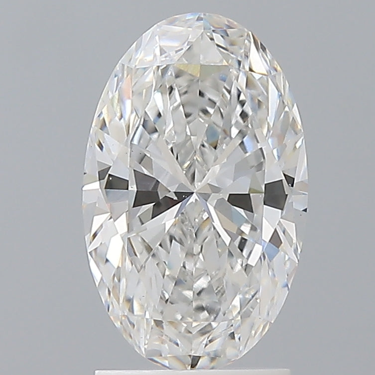 2.05 Carat Oval Shaped, Ideal Cut, E Color, VVS2 Clarity, IGI Certified Lab Grown Diamond