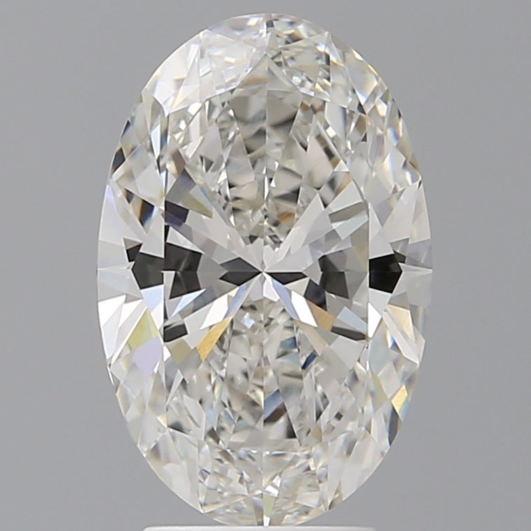3.60 Carat Oval Shaped, Ideal Cut, G Color, VVS2 Clarity, IGI Certified Lab Grown Diamond