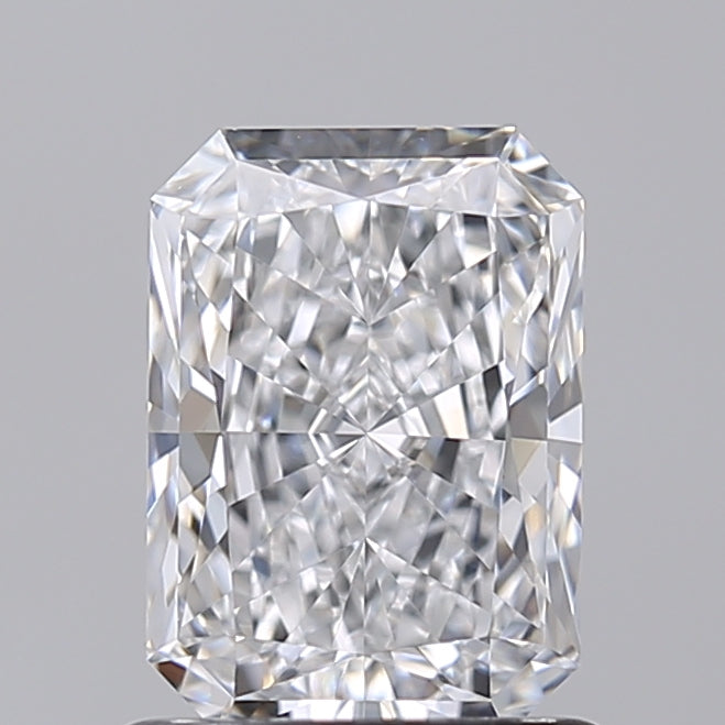 1.02 Carat Radiant Shaped, Ideal Cut, D Color, VVS2 Clarity, IGI Certified Lab Grown Diamond