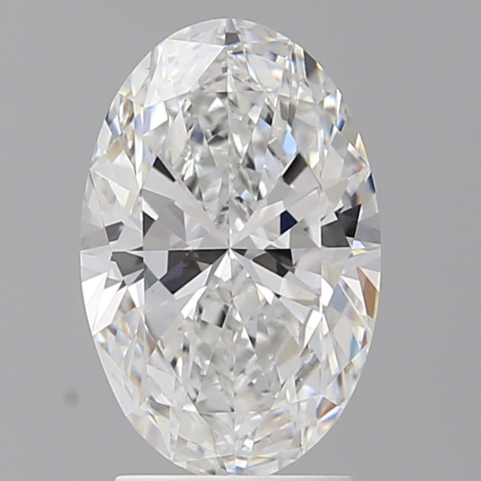 2.56 Carat Oval Shaped, Ideal Cut, D Color, VS1 Clarity, IGI Certified Lab Grown Diamond