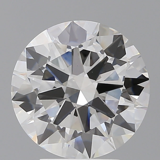 4.01 Carat Round Shaped, Excellent Cut, F Color, VVS2 Clarity, IGI Certified Lab Grown Diamond
