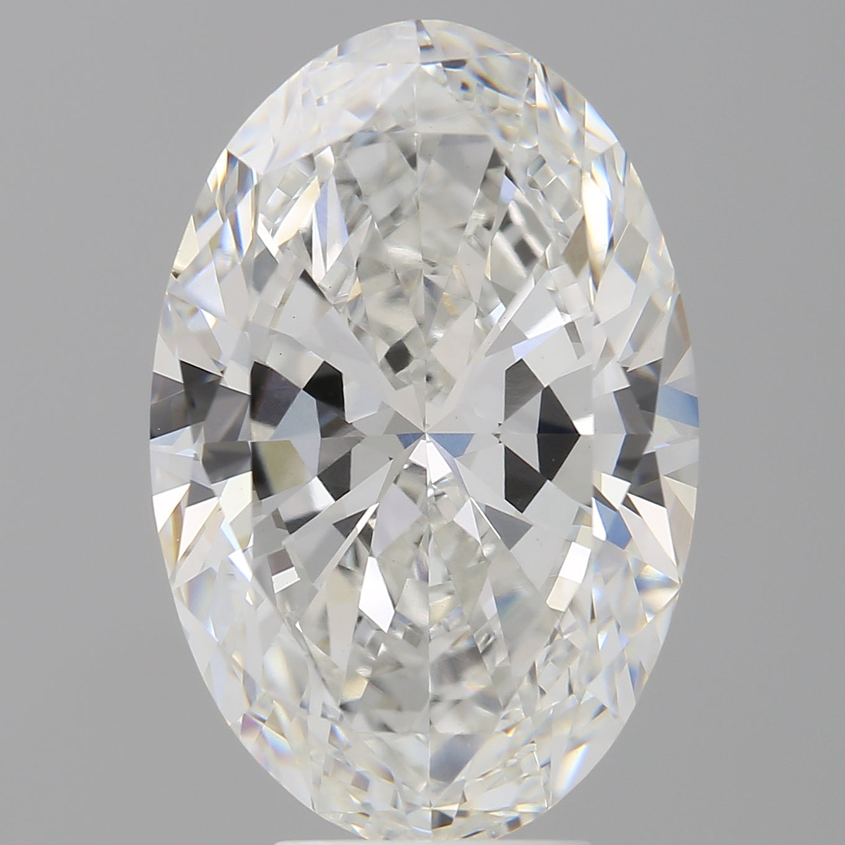 6.09 Carat Oval Shaped, Ideal Cut, F Color, VVS2 Clarity, IGI Certified Lab Grown Diamond