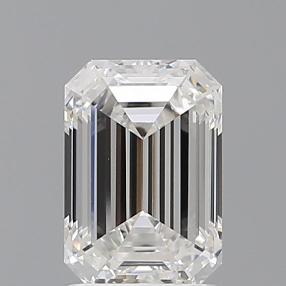1.60 Carat Emerald Shaped, Ideal Cut, E Color, VVS2 Clarity, IGI Certified Lab Grown Diamond