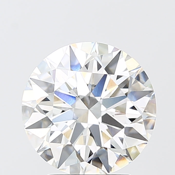 3.09 Carat Round Shaped, Ideal Cut, F Color, VVS2 Clarity, IGI Certified Lab Grown Diamond