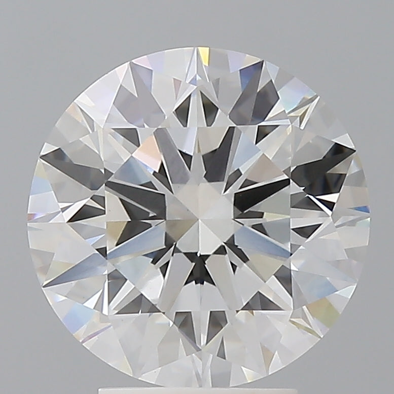 4.09 Carat Round Shaped, Ideal Cut, E Color, VVS2 Clarity, IGI Certified Lab Grown Diamond