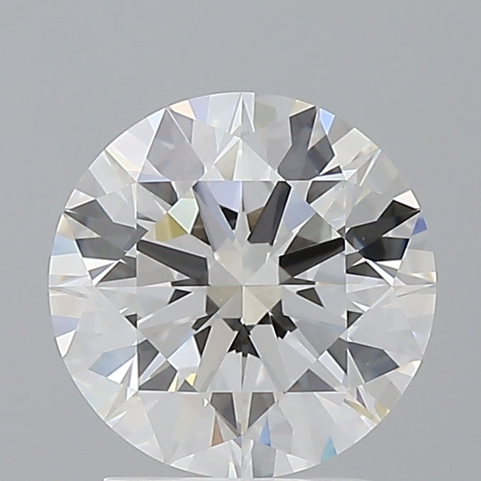 2.10 Carat Round Shaped, Ideal Cut, E Color, VVS2 Clarity, IGI Certified Lab Grown Diamond