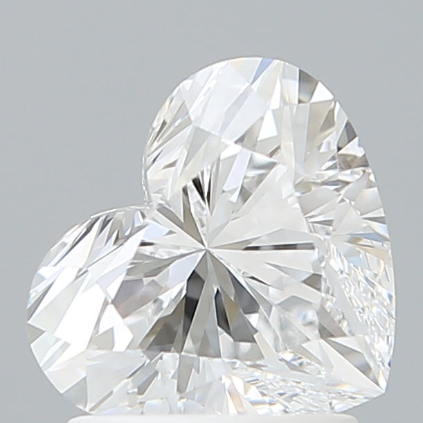1.59 Carat Heart Shaped, Ideal Cut, D Color, VS1 Clarity, IGI Certified Lab Grown Diamond