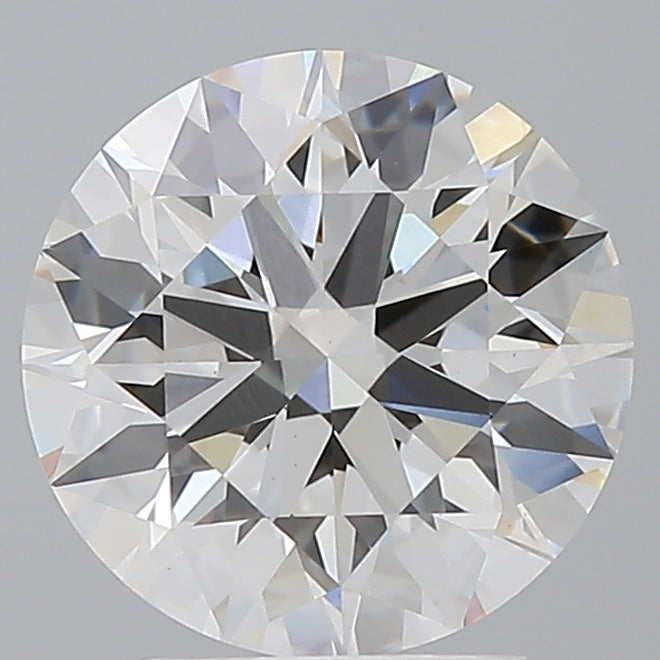 3.02 Carat Round Shaped, Ideal Cut, F Color, VVS2 Clarity, IGI Certified Lab Grown Diamond