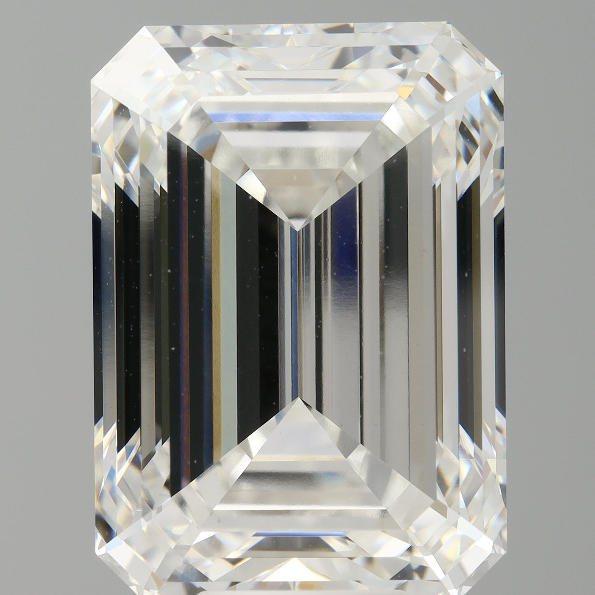 11.09 Carat Emerald Shaped, Ideal Cut, F Color, VVS2 Clarity, IGI Certified Lab Grown Diamond