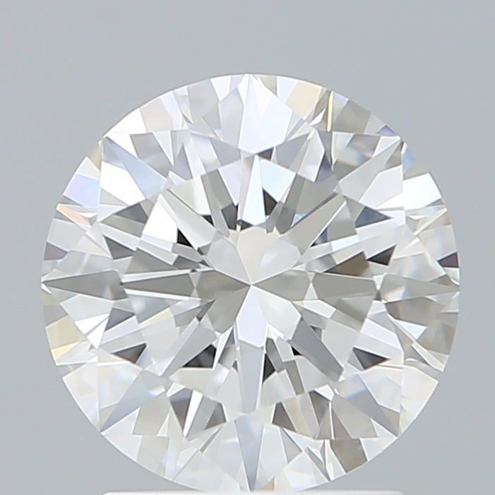 2.17 Carat Round Shaped, Excellent Cut, F Color, VVS2 Clarity, IGI Certified Lab Grown Diamond