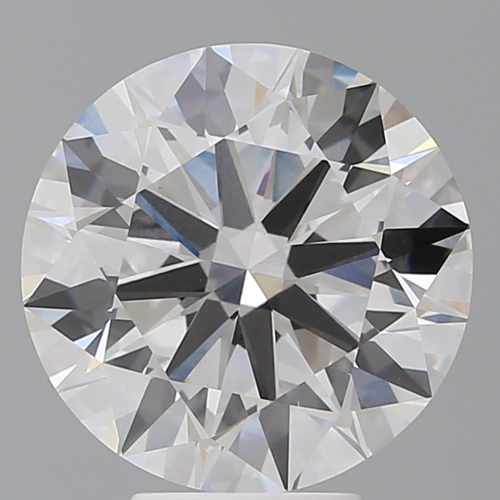 6.08 Carat Round Shaped, Ideal Cut, E Color, VVS2 Clarity, IGI Certified Lab Grown Diamond