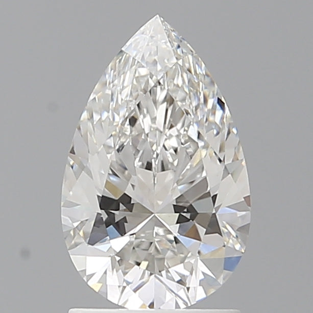 1.60 Carat Pear Shaped, Ideal Cut, F Color, VVS2 Clarity, IGI Certified Lab Grown Diamond
