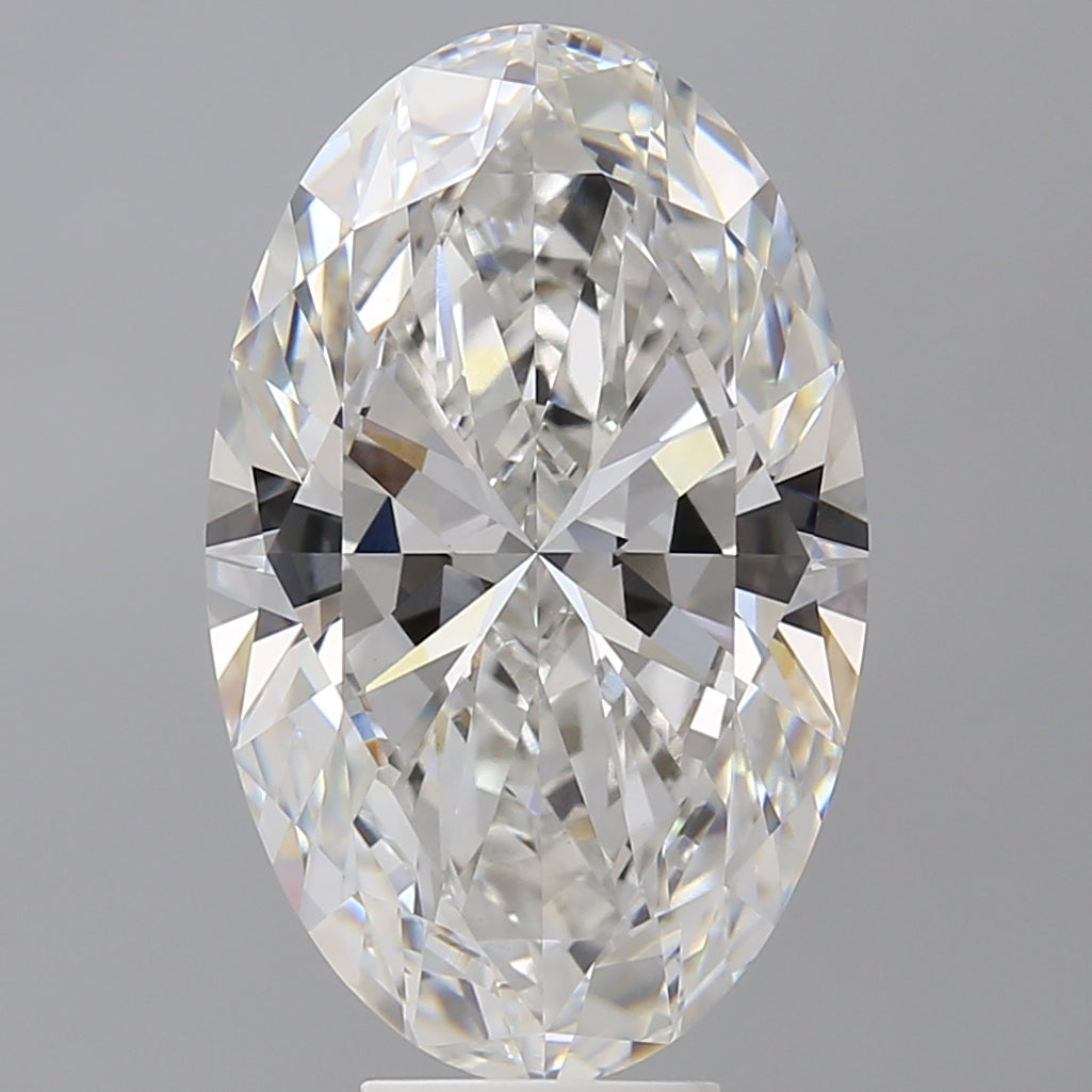 8.10 Carat Oval Shaped, Ideal Cut, F Color, VVS2 Clarity, IGI Certified Lab Grown Diamond