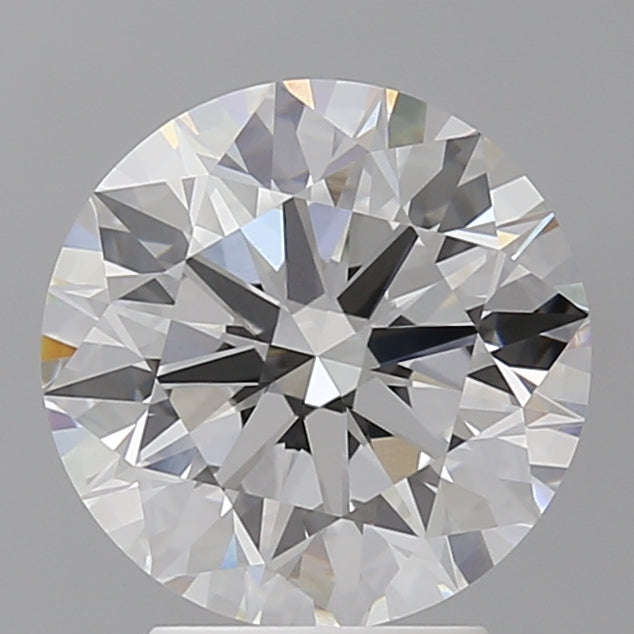 3.52 Carat Round Shaped, Ideal Cut, E Color, VVS2 Clarity, IGI Certified Lab Grown Diamond