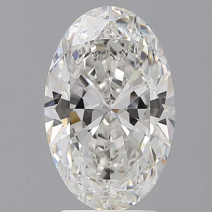 3.10 Carat Oval Shaped, Ideal Cut, E Color, VVS2 Clarity, IGI Certified Lab Grown Diamond