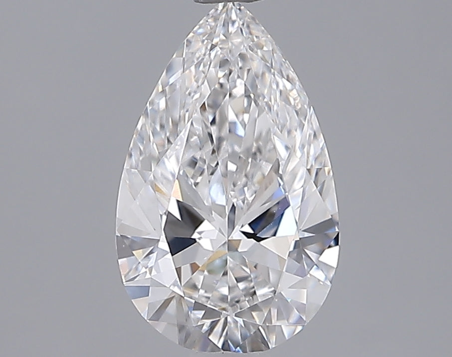 1.54 Carat Pear Shaped, Ideal Cut, D Color, VVS2 Clarity, IGI Certified Lab Grown Diamond
