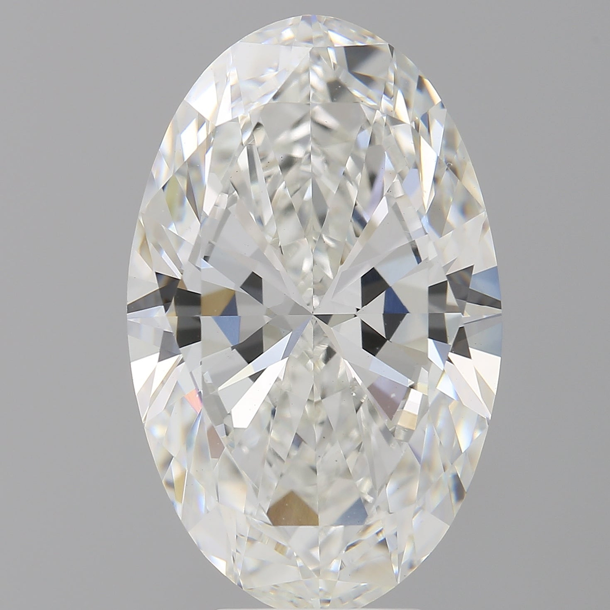 7.08 Carat Oval Shaped, Ideal Cut, F Color, VVS2 Clarity, IGI Certified Lab Grown Diamond